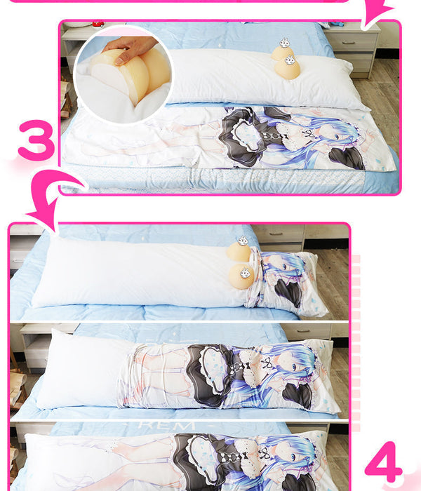 The Quintessential Quintuplets Miku Nakano Dakimakura HUGGING PEACH SKIN BODY PILLOW (T56)