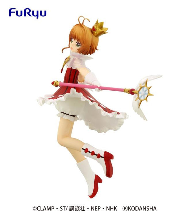 Furyu Cardcaptor Sakura: Clear Card Sakura Kinomoto (Rocket Beat Ver.) Special Figure