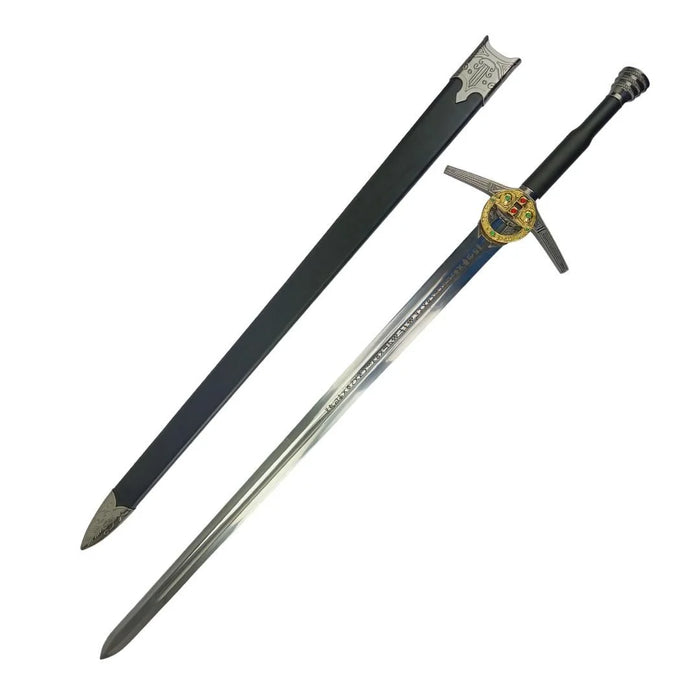 Metal Sword The Netflix Witcher Netflix Series Geralt Rívia Steel Sword c/ BainhaPremium 323c Version