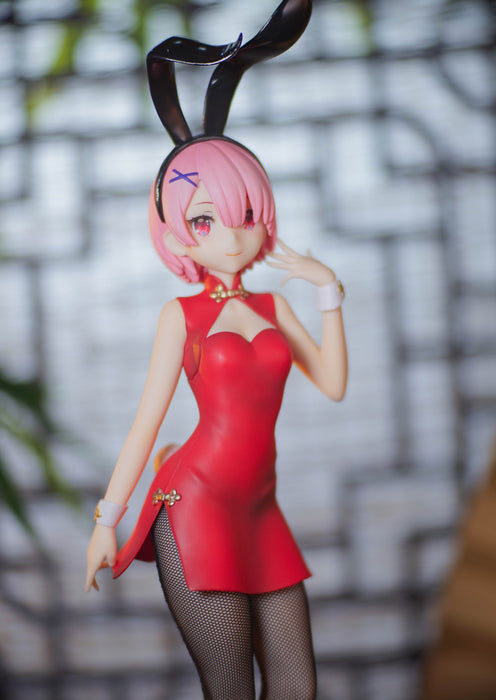 FURYU  Re:Zero Starting Life in Another World BiCute Bunnies Ram (China Dress) Figure