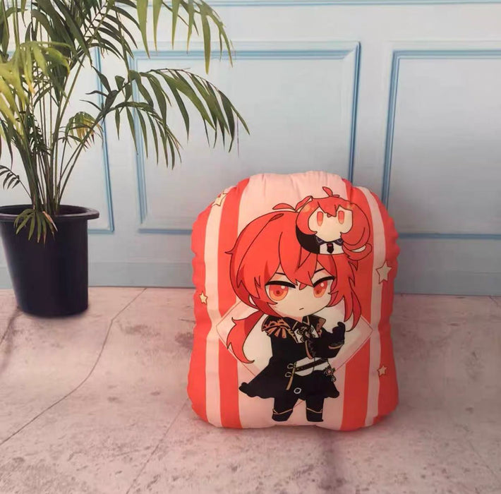 Genshin Impact Plush Toy Doll Stuffed Cushion Pillow