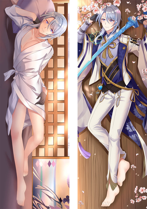 Genshin Impact Kamisato Ayato Dakimakura HUGGING PEACH SKIN BODY PILLOW (G93)