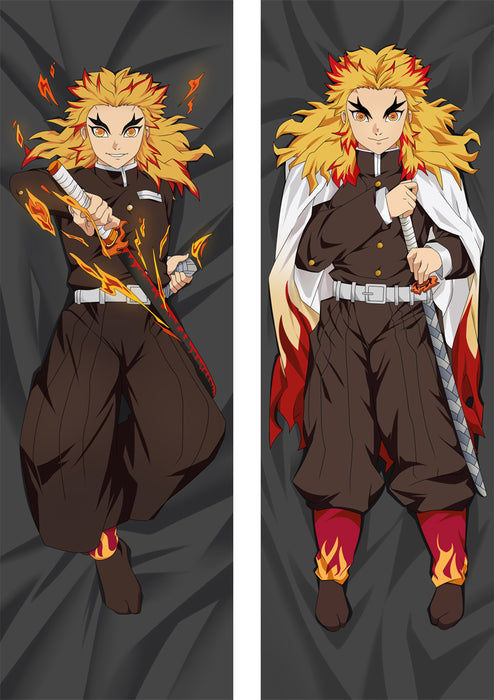 Demon Slayer Rengoku Kyoujurou Dakimakura HUGGING PEACH SKIN BODY PILLOW (D57)