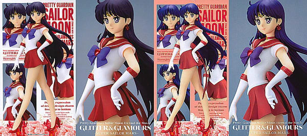 BANDAI BANPRESTO Sailor Moon Eternal Glitter & Glamours Super Sailor Mars FIGURE