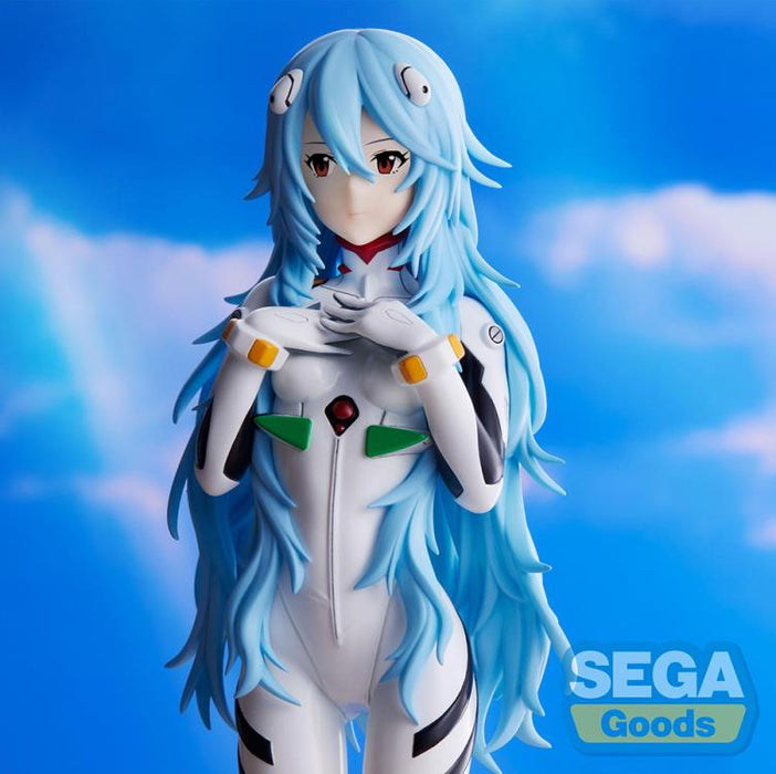 SEGA SPM Rebuild of Evangelion Rei Ayanami (Long Hair Ver.) Super Premium Figure