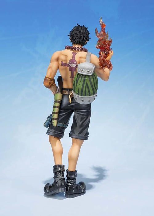 Bandai Tamashii Nations S.H.FiguartsZERO Portogas.D.Ace 5th Anniversary Edition One Piece Action Figure