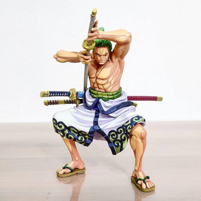 BANDAI BANPRESTO One Piece World Figure Colosseum 3 Super Master Stars Piece Roronoa Zoro (Two Dimensions) Figure