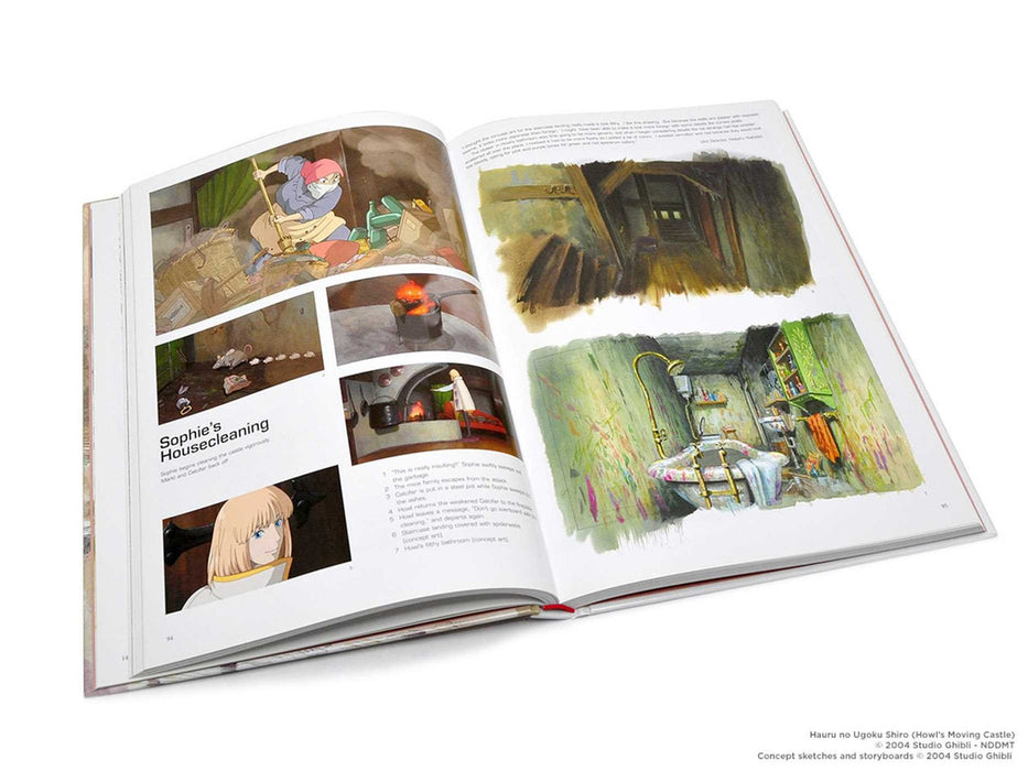 The Art of Howl's Moving Castle Hardcover Illustration Book