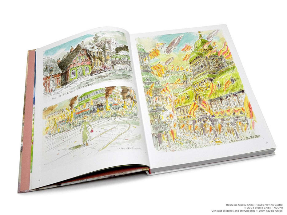 The Art of Howl's Moving Castle Hardcover Illustration Book