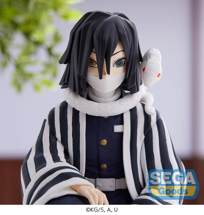 SEGA Demon Slayer: Kimetsu no Yaiba Obanai Iguro (Hashira Meeting) Premium Perching Figure