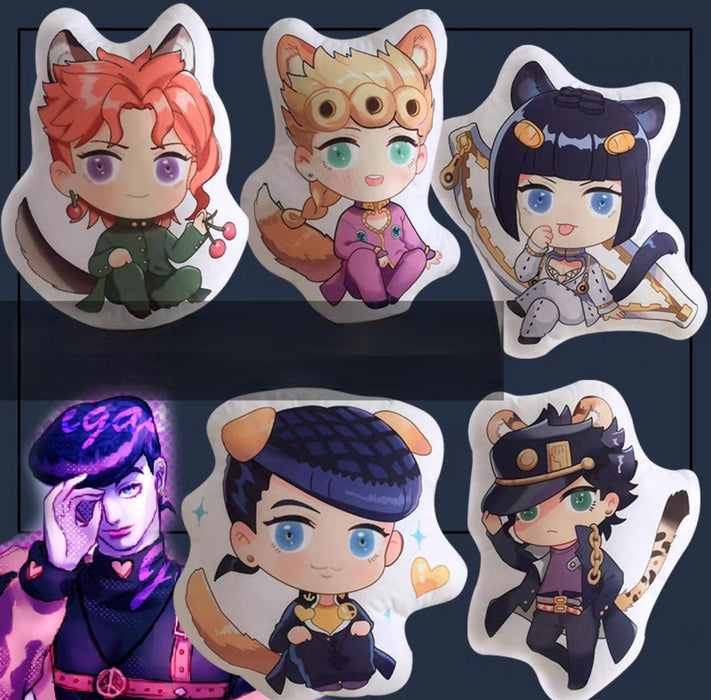 JOJO'S BIZARRE ADVENTURE PLUSH TOY DOLL STUFFED CUSHION PILLOW