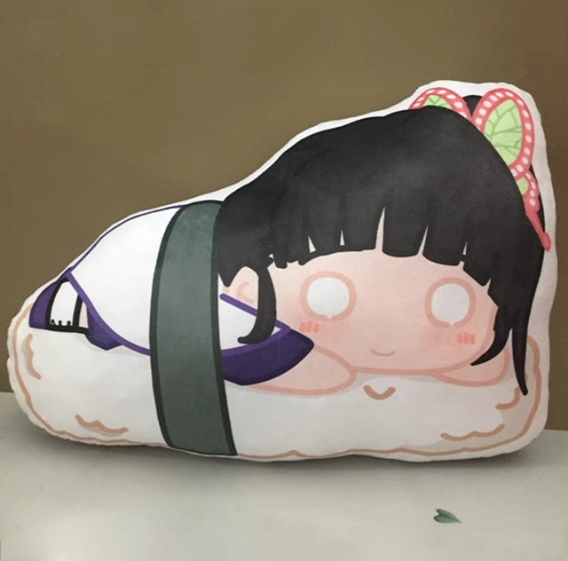 Demon Slayer Plush Toy Stuffed Cushion Pillow （Shushi Roll Style)