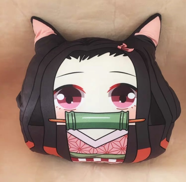 Demon Slayer Plush Toy Stuffed Cushion Pillow & Hand Warmer