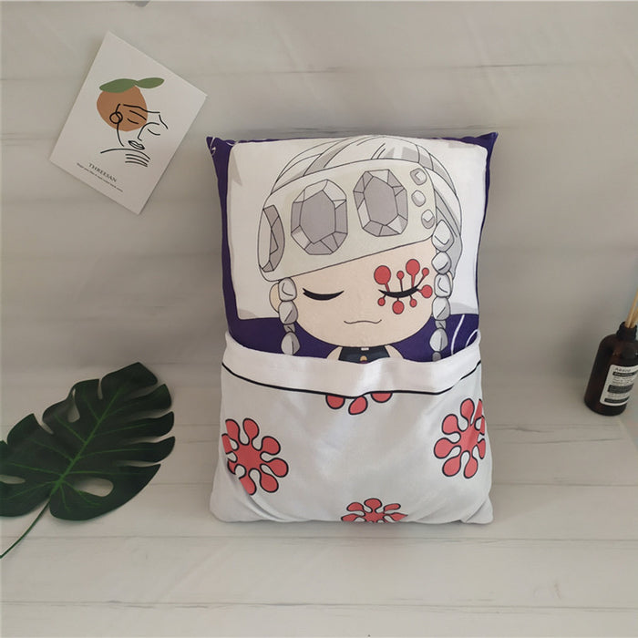 Demon Slayer Plush Toy Stuffed Cushion Pillow (Cute Sleeping Style)