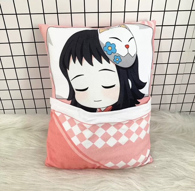 Demon Slayer Plush Toy Stuffed Cushion Pillow (Cute Sleeping Style)