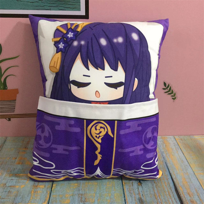 Genshin Impact Plush Toy Stuffed Cushion Pillow (Cute Sleeping Style)