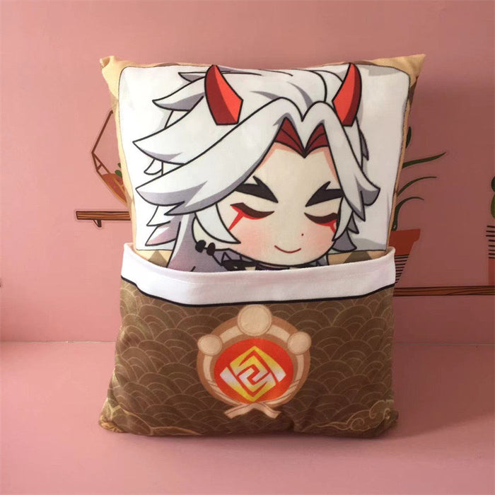 Genshin Impact Plush Toy Stuffed Cushion Pillow (Cute Sleeping Style)