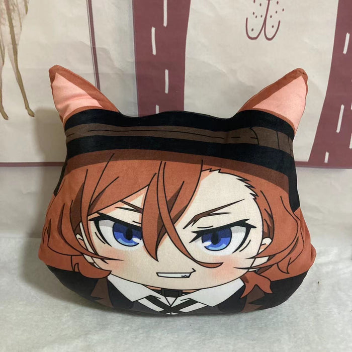 Bungo Stray Dogs Plush Toy Stuffed Cushion Pillow & Hand Warmer