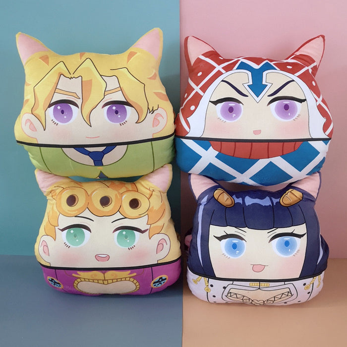 JoJo's Bizarre Adventure Plush Toy Stuffed Cushion Pillow & Hand Warmer