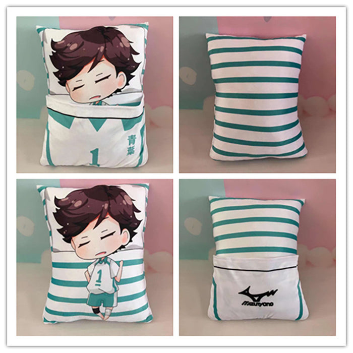 Haikyu !! Plush Toy Stuffed Cushion Pillow (Cute Sleeping Style)