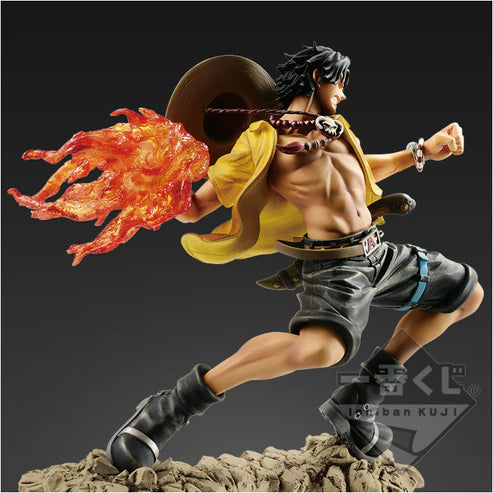 Bandai Ichiban Kuji One Piece Memorial Log Last One Prize Portgas D. Ace Figure