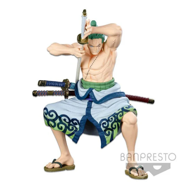 BANDAI BANPRESTO One Piece World Figure Colosseum 3 Super Master Stars Piece Roronoa Zoro (Two Dimensions) Figure