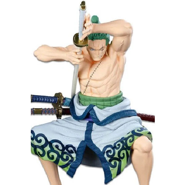 BANDAI BANPRESTO One Piece World Figure Colosseum 3 Super Master Stars Piece Roronoa Zoro (Two Dimensions) Figure