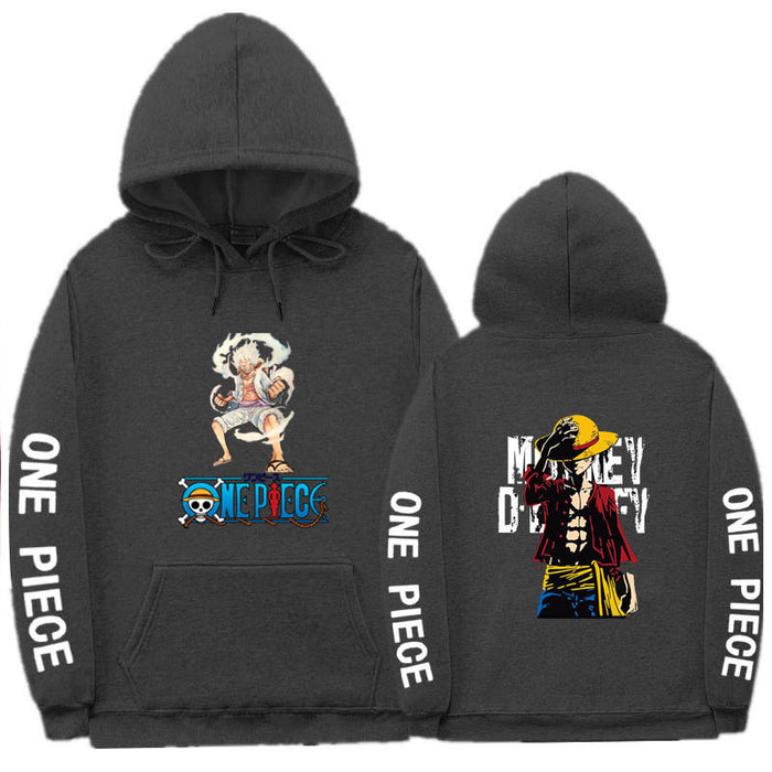 One Piece Luffy 3D Print Pullover Hoodie Jumper Clothes