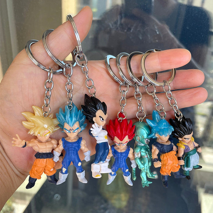 dragon ball Keychain pendant school bag doll decoration keychain