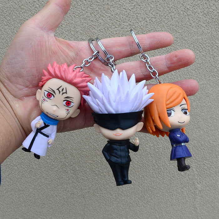 Jujutsu Kaisen Keychain pendant school bag doll decoration keychain