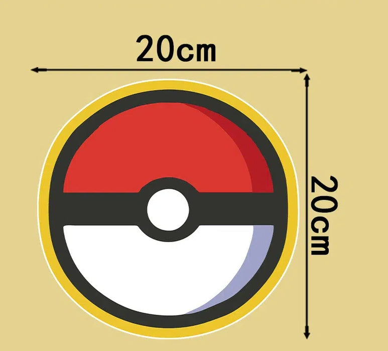 Pokemon Motorcycle Car Bumper Decal Sticker