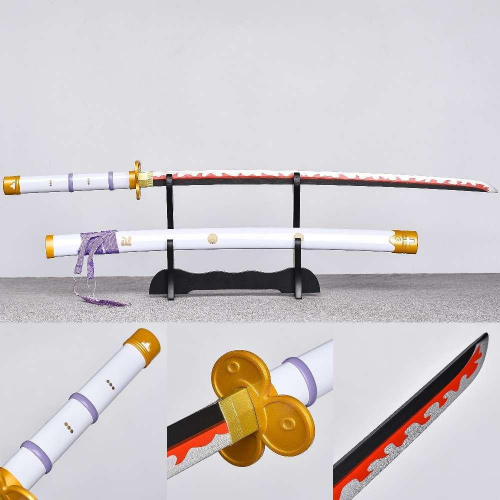 Wooden Sword with Scabbard - One Piece Roronoa Zoro Cosplay Enma Sword