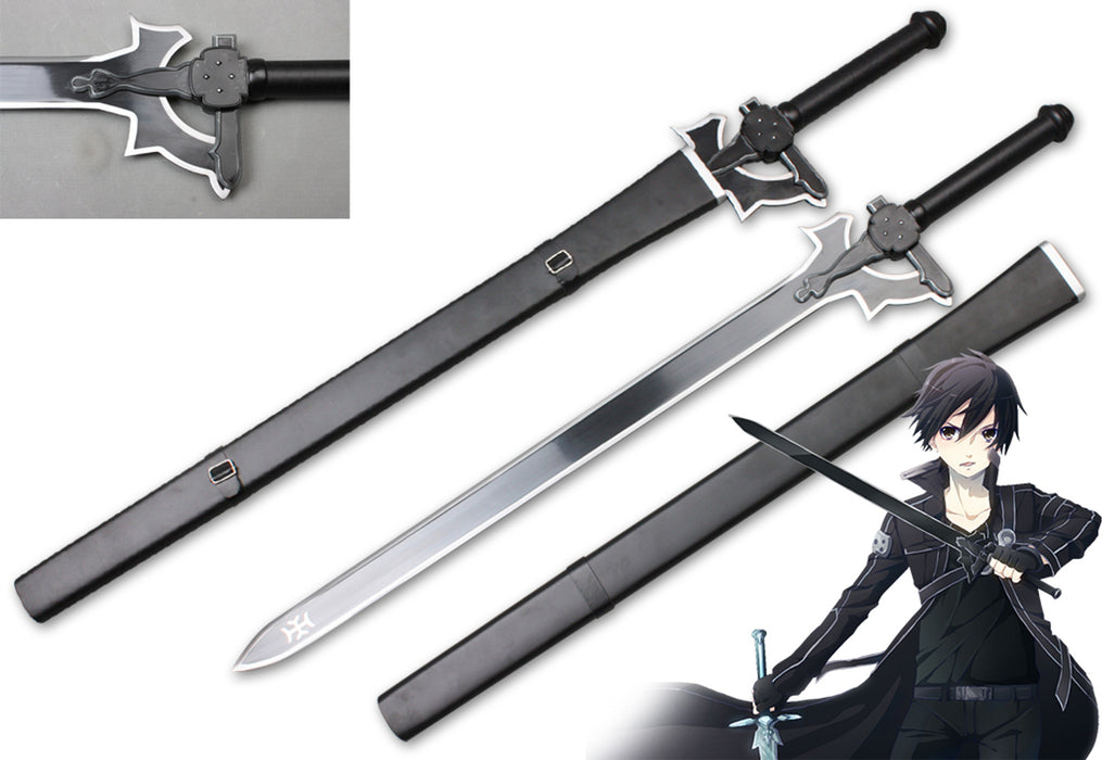 Sword Art Online Black metal Sword Kirito's Elucidator Sword