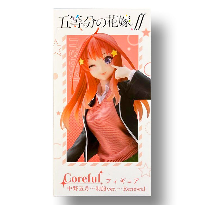 TAITO The Quintessential Quintuplets Itsuki Nakano (Uniform Ver.) Coreful Figure (Renewal Edition)