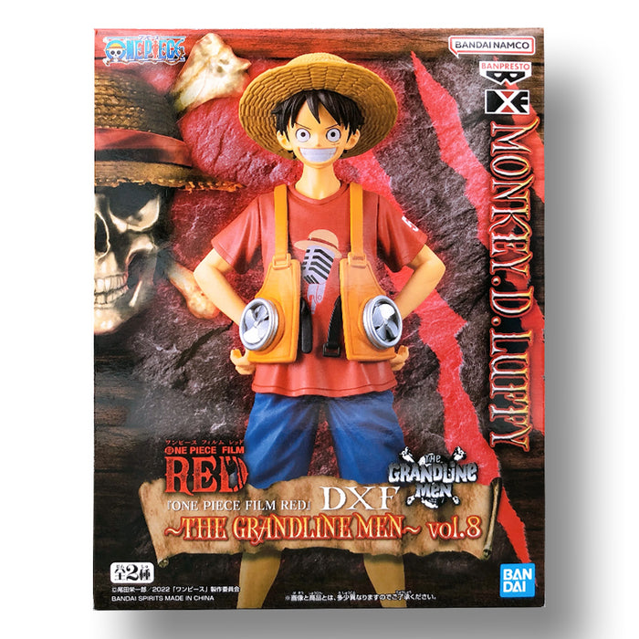 BANDAI BANPRESTO One Piece Film: Red DXF The Grandline Men Vol. 8 Monkey D. Luffy