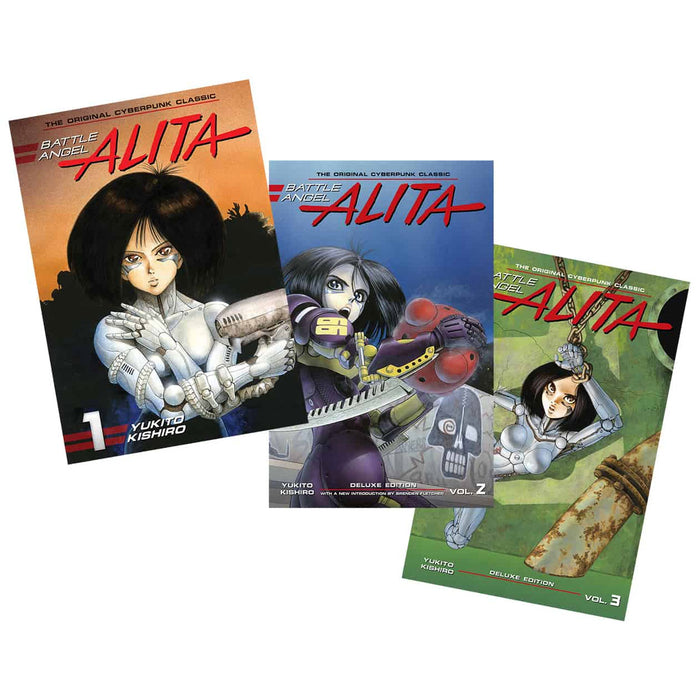 Battle Angel Alita Deluxe Complete Series Box Set Hardcover Manga Books