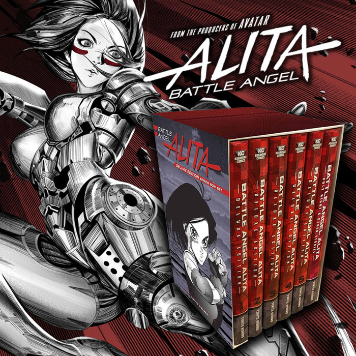 Battle Angel Alita Deluxe Complete Series Box Set Hardcover Manga Books