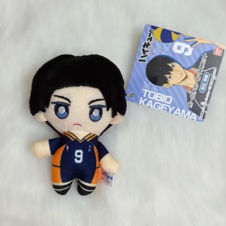 Bandai 10cm Haikyuu Plush Keyring Merch Pendant Doll Cosplay Cushion Decorations