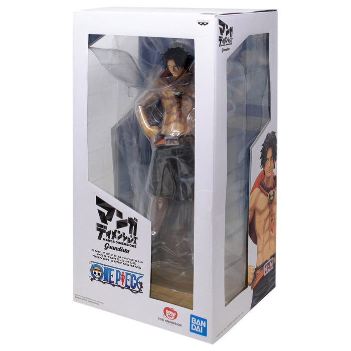 BANDAI BANPRESTO One Piece Grandista Manga Dimensions Portgas D. Ace Figure