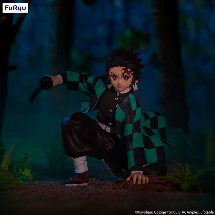 FURYU Demon Slayer: Kimetsu no Yaiba Tanjiro Kamado Noodle Stopper Figure