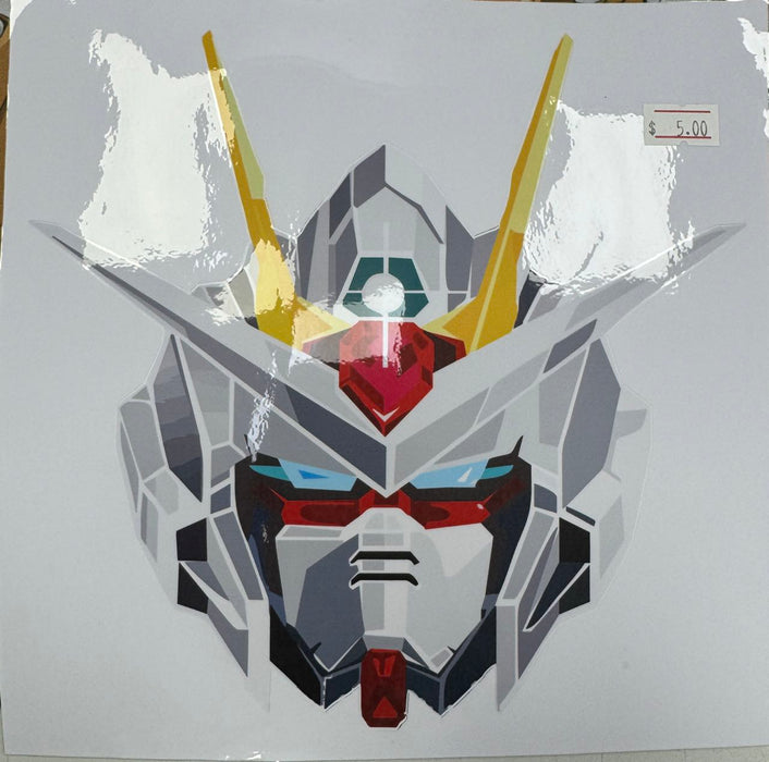 Gundam Motorcycle Car Bumper Decal Sticker