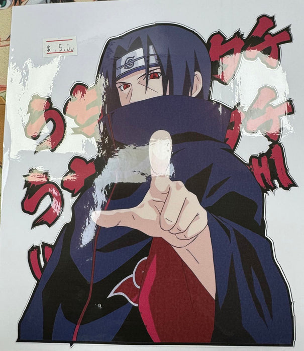 Naruto Itachi Motorcycle Car Bumper Decal Sticker