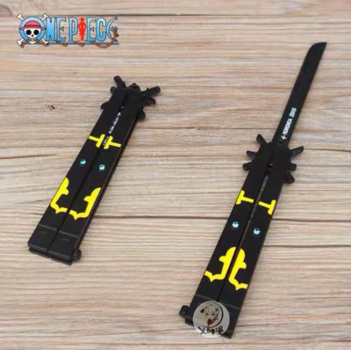 One Piece Anime Butterfly Knife (Blunt Blade - Non sharp).