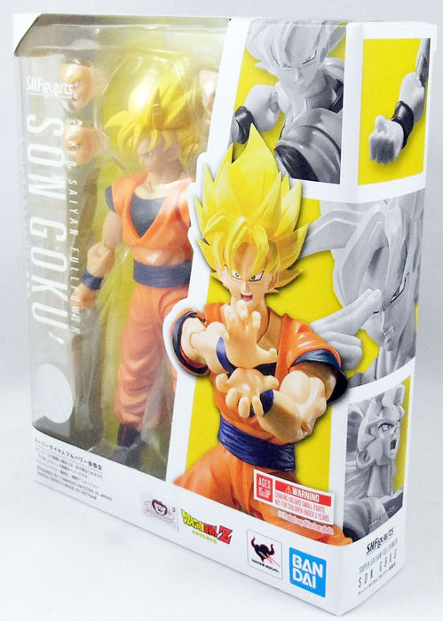 Bandai DRAGONBALL - BANDAI S.H.FIGUARTS - SON GOKU "SUPER SAIYAN FULL POWER" Figure