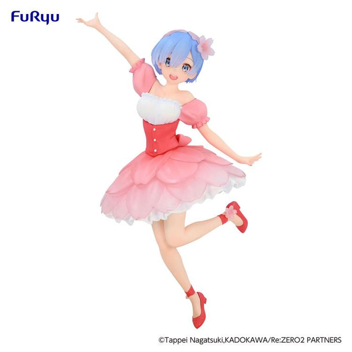 FURYU Re:Zero Starting Life in Another World Trio-Try-iT Rem (Cherry Blossoms) Figure