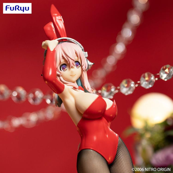 FURYU Nitroplus BiCute Bunnies Super Sonico (Red Rabbit Ver.) Figure