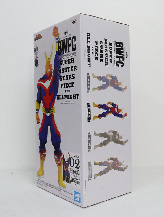 BANDAI BANPRESTO My Hero Academia World Figure Colosseum Super Master Stars Piece All Might (Anime Ver.) Figure