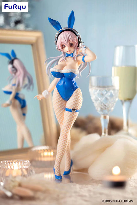 Furyu Nitroplus BiCute Bunnies Super Sonico (Blue Rabbit Ver.) Figure