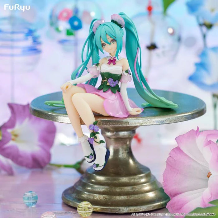 Hatsune Miku Flower Fairy Morning Glory Pink Color Ver. Noodle Stopper 5.9" Figure