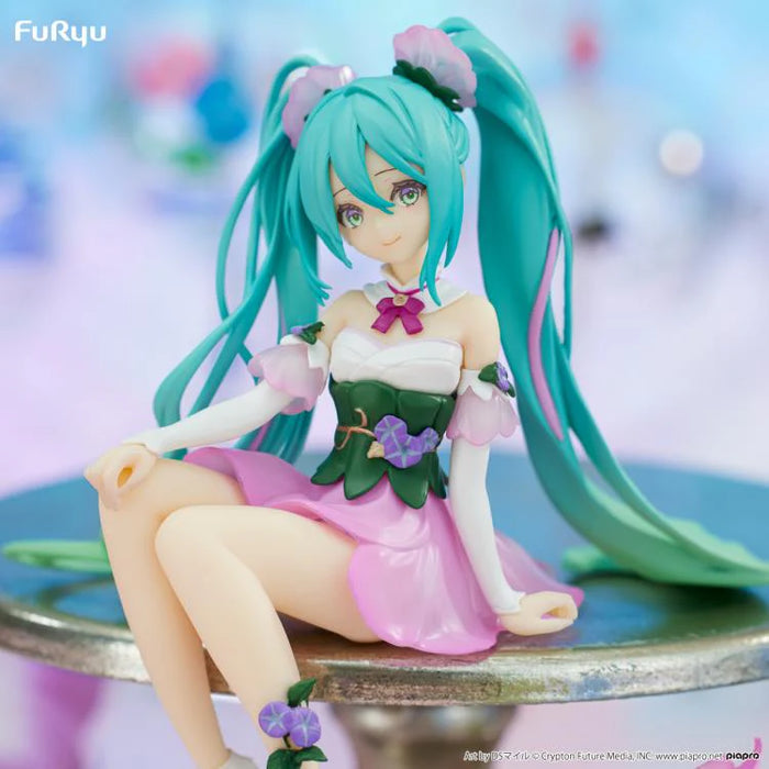 Hatsune Miku Flower Fairy Morning Glory Pink Color Ver. Noodle Stopper 5.9" Figure